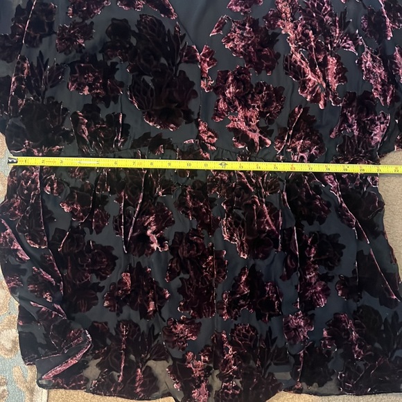 Burn out velvet top - Picture 7 of 11